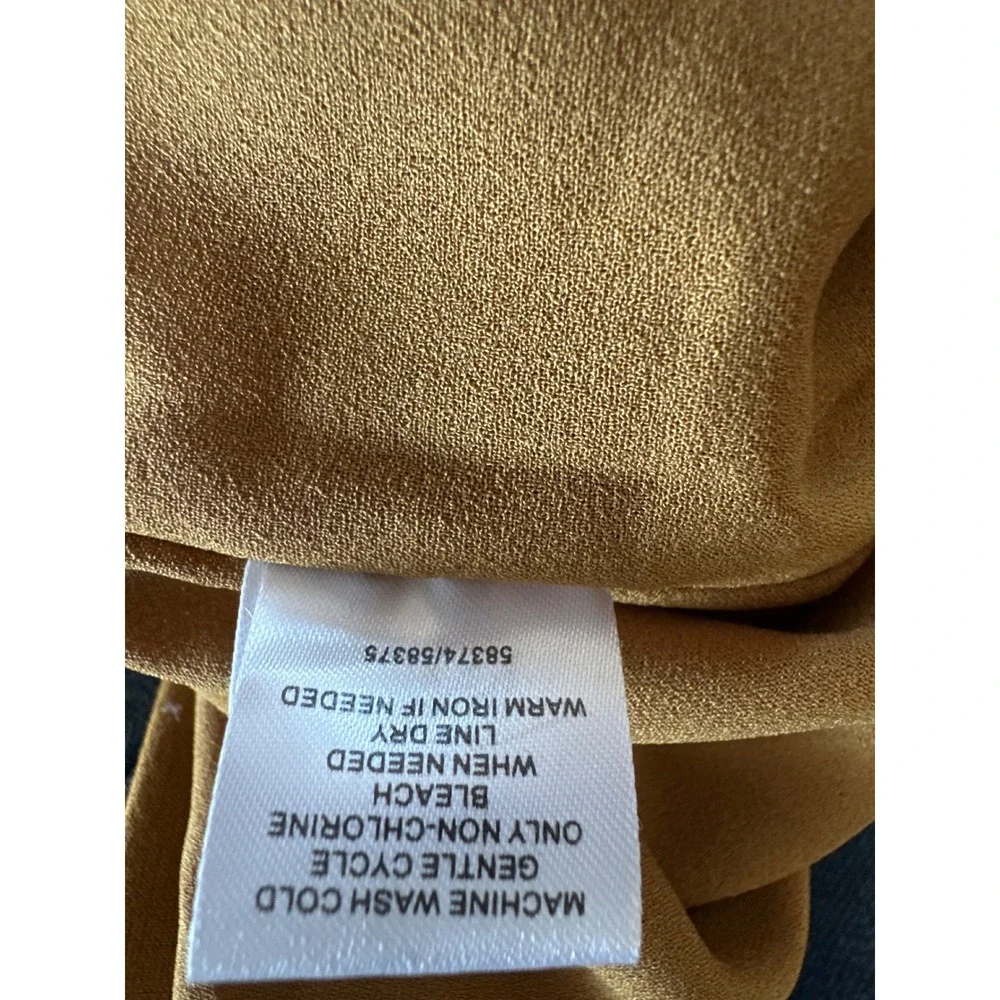 41 Hawthorn Mustard Yellow V-Neck‎ Cap Sleeve Sheath Dress XXL SUG-WGK-70008